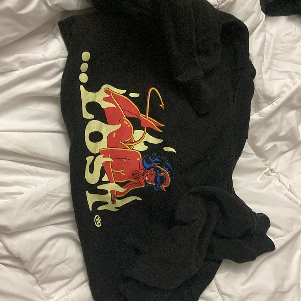 comfortable hoodie, barely warn no damage
